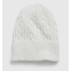 Women's Cable-Knit Beanie White from the Gap